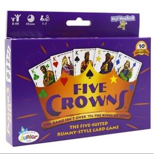 ✌🏼3/$30✌🏼Five Crowns - The Five Suited Rummy Style Game